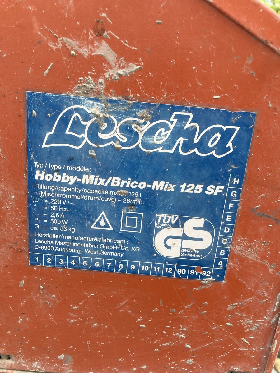Tutte le macchine: Lescha Betonmischer – Usato da Schlieren venduto da Flower5 1
