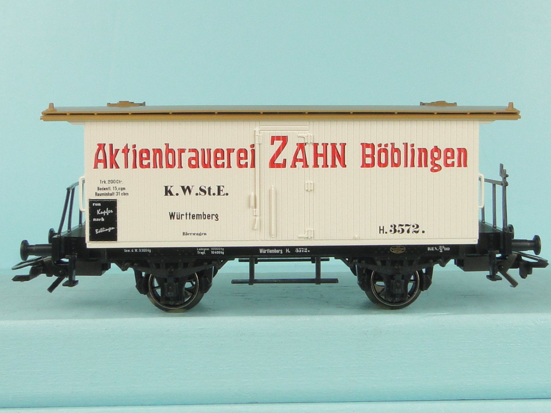 Märklin Modelleisenbahnen: Märklin 48281 Bierwagen der K.W.St.E. – Gebraucht aus Bülach von cann11 4