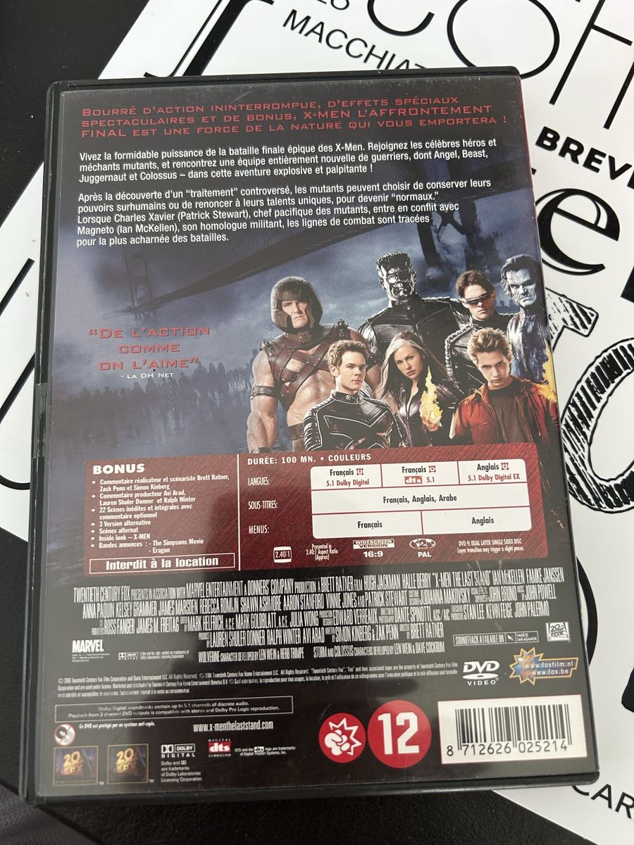 Tutti i DVDs: X-Men L'affrontement Final DVD - Edition Spéciale - État – Usato da St-Cierges venduto da Crisi53 1