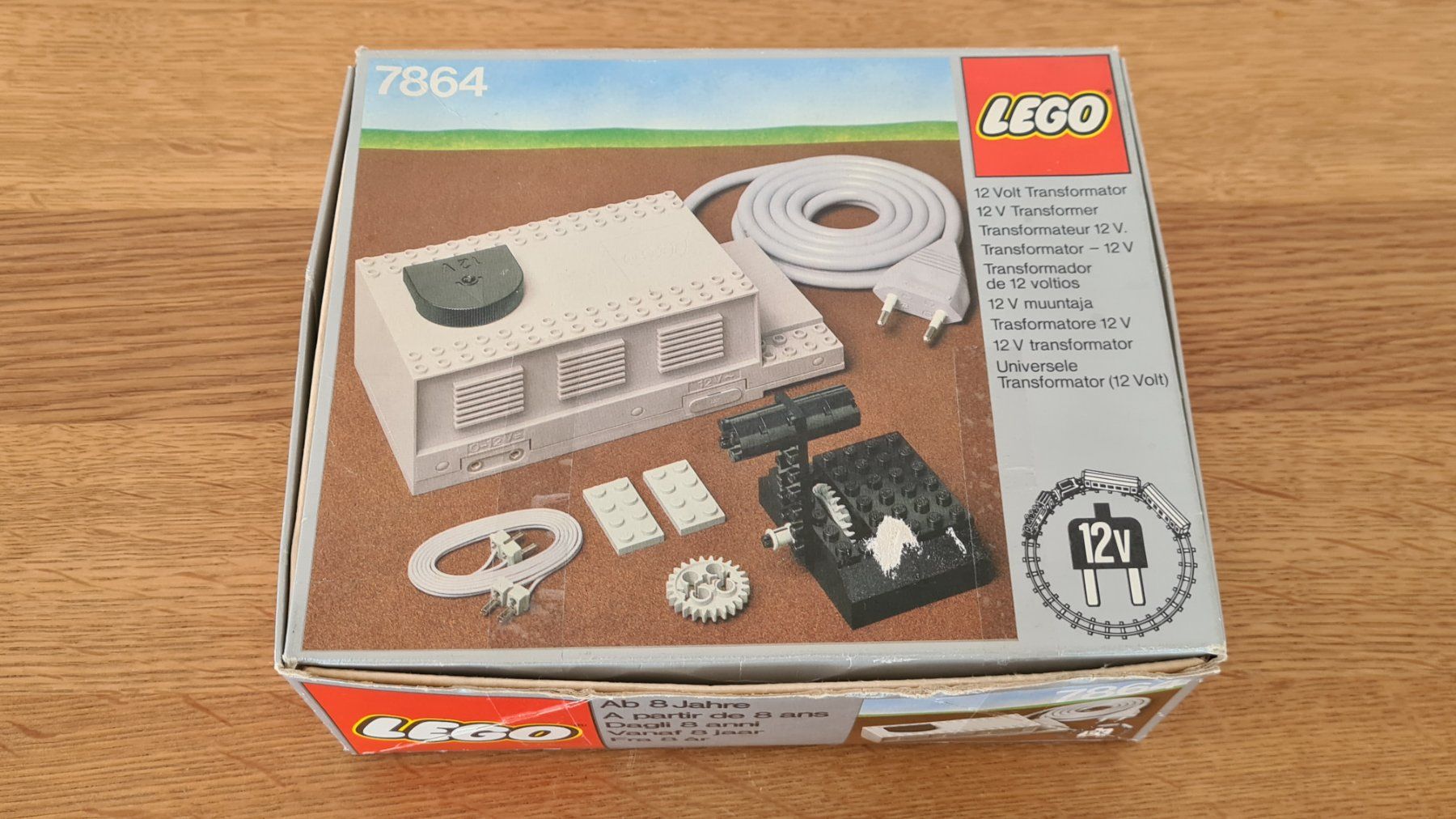 Lego Kit di costruzioni: LEGO Eisenbahn 12V Transformator OVP – Usato da Winterthur venduto da stufaphi