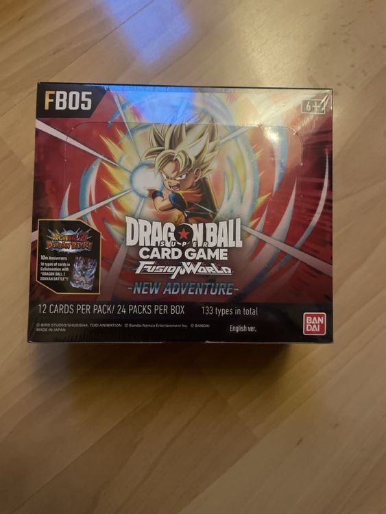 Dragon Ball FB05 Booster Box Fusion World New Adventure (Neu und ...