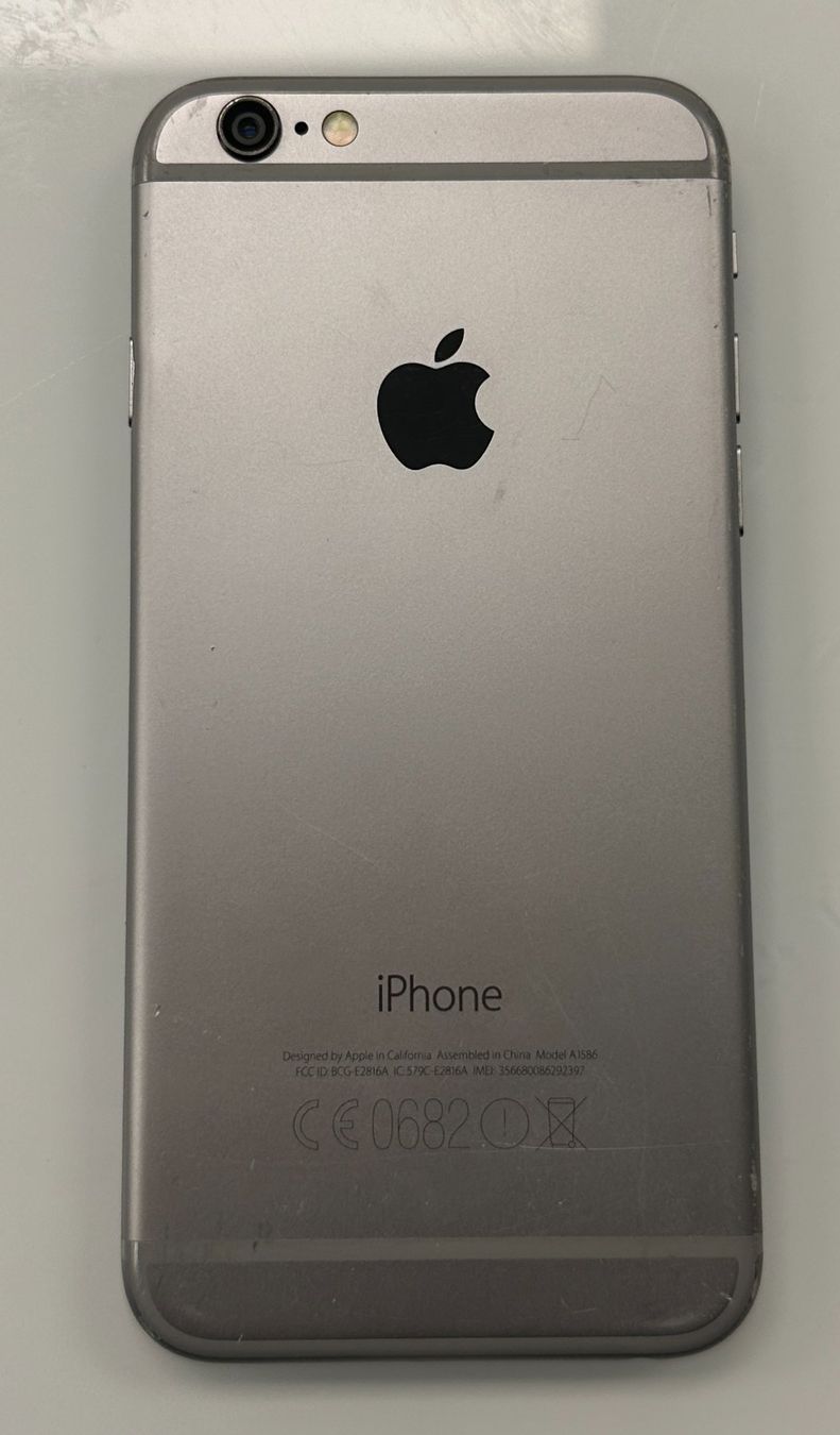 Apple Telefoni cellulari / Smartphones: Apple iPhone 6, 16GB, Space Grau, defekt – Usato da Basel venduto da protekto 1