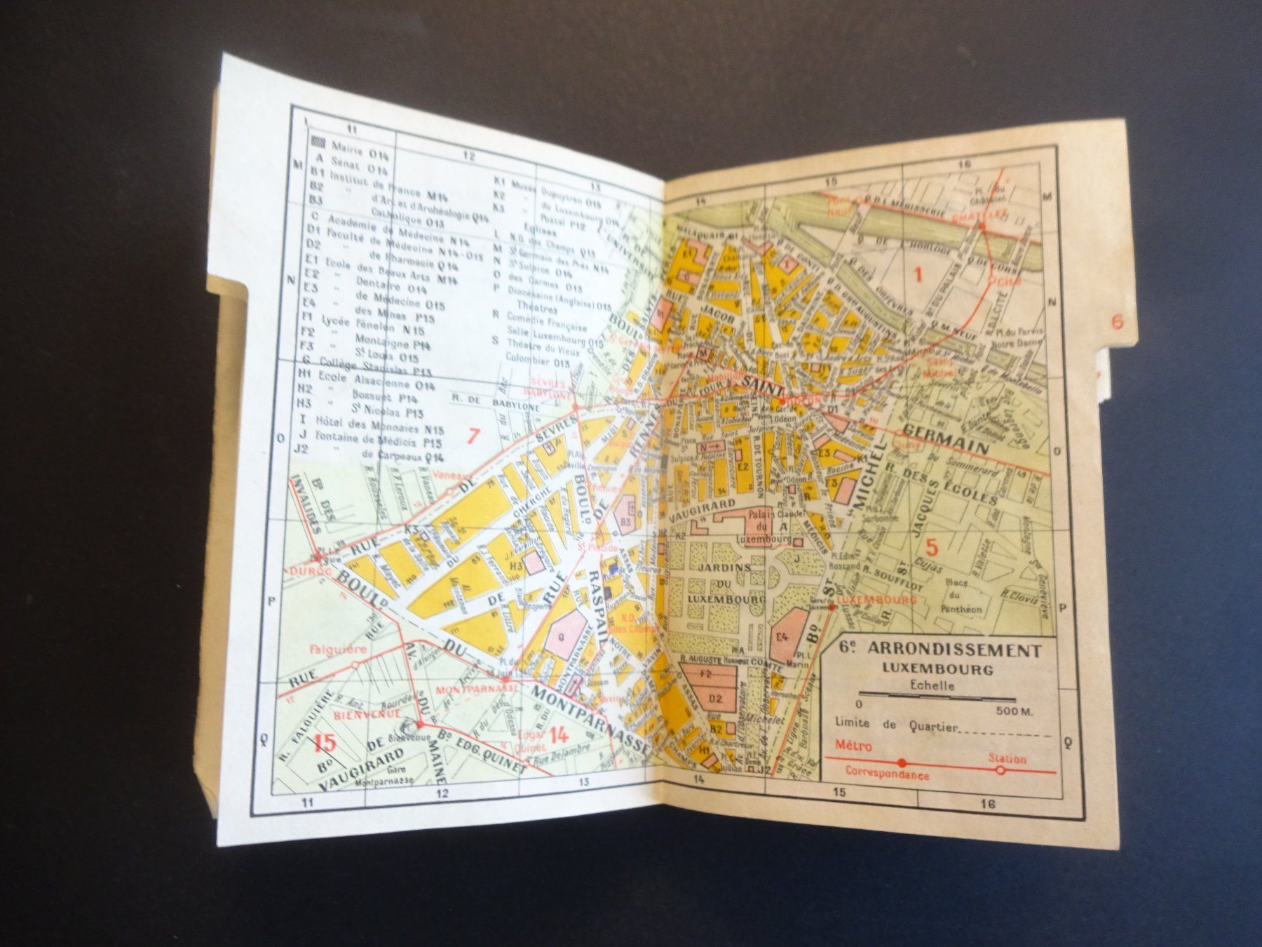 Libri: Stadtplan Paris ca. 1950 und 1922 – Usato da Zürich venduto da Am1964 5