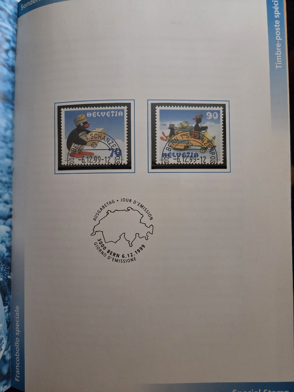 Alle Briefmarken: Schweizer Briefmarken Buch Jahr 2000 – Gebraucht aus Riehen von str_2msn 5
