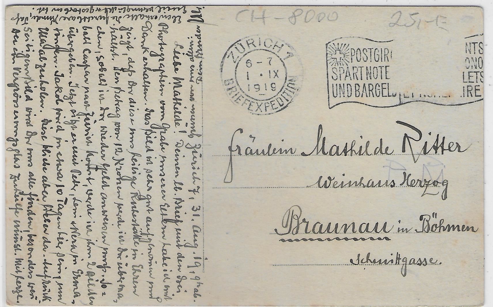 Cartes postales: Zürich - Freiestrasse 212 – Antique à Ettingen par Kartenplanet 1