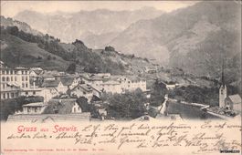 Seewis GR // 1905 Dorf Prättigau
