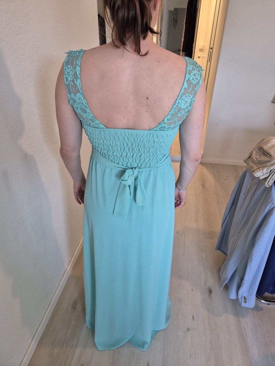 Vestiti: Elegantes Abendkleid, Gr.M/L, türkis – Usato da Schmerikon venduto da Aquamarin87 1