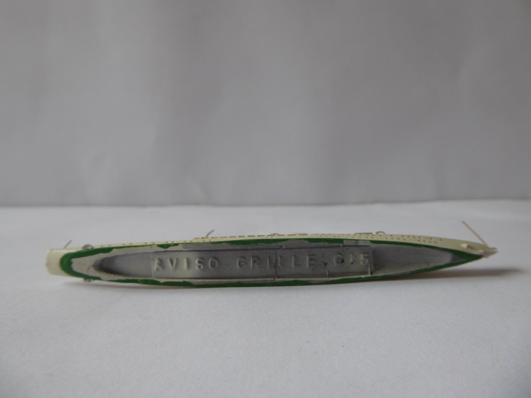 Modellbausätze & Standmodelle: Imposantes Kriegsschiff Aviso Grille, ca. 1:50 – Gebraucht aus Turbenthal von Panau 1
