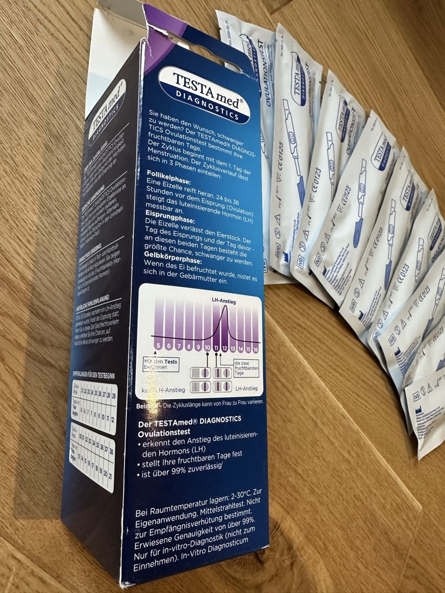 Attrezzature mediche: Testa Med Ovulationstest, 9 Stk. – Nuovo (secondo la descrizione) da Rothenburg venduto da wer_g9fd 3