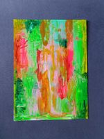 Abstraktes Bild Acryl auf Papier 42 x 30 cm
