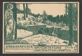 WK1 Einheitskarte Artillerie Nr. 1 *