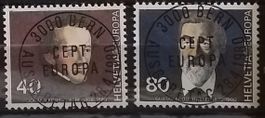 ET) 640-641, Europamarken ET Vollstempel Kt. 8.-