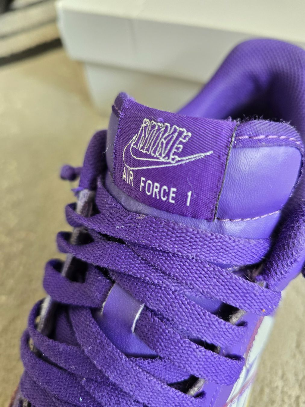 Scarpe da uomo: Af1 purple squeletton – Usato da Bôle venduto da A_Kickstory 5