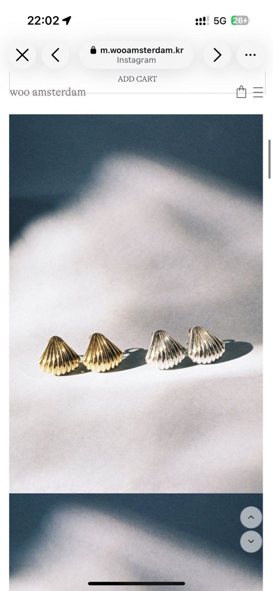 Boucles d'oreille: Seashell earring silver925 – Neuf (Voir description) à Frauenfeld par Classiclover 1