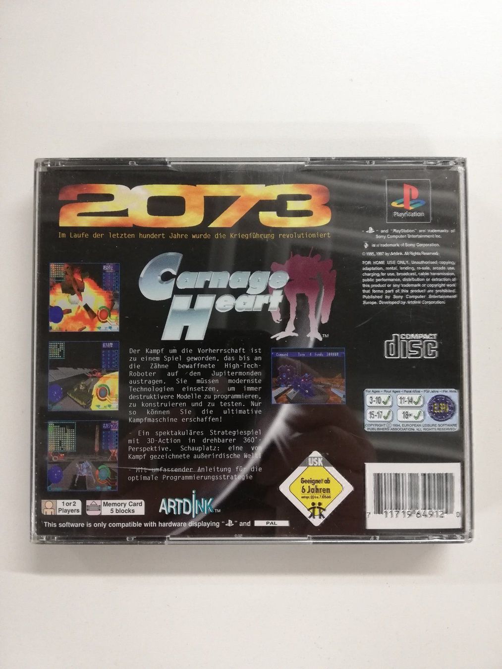Sony Giochi: Carnage heat / Sony Playstation 1 PS1 – Usato da St. Gallen venduto da zorro_dc 1