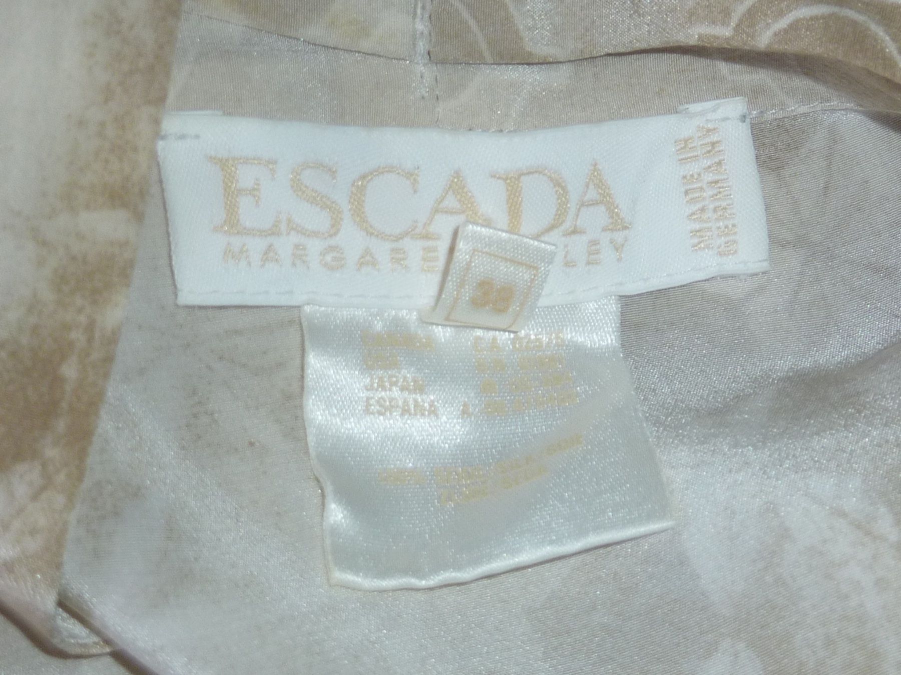 Escada Blusen: chemisier 38 escada margaretha seide régulateur température – Gebraucht aus geneve von chriztel 7