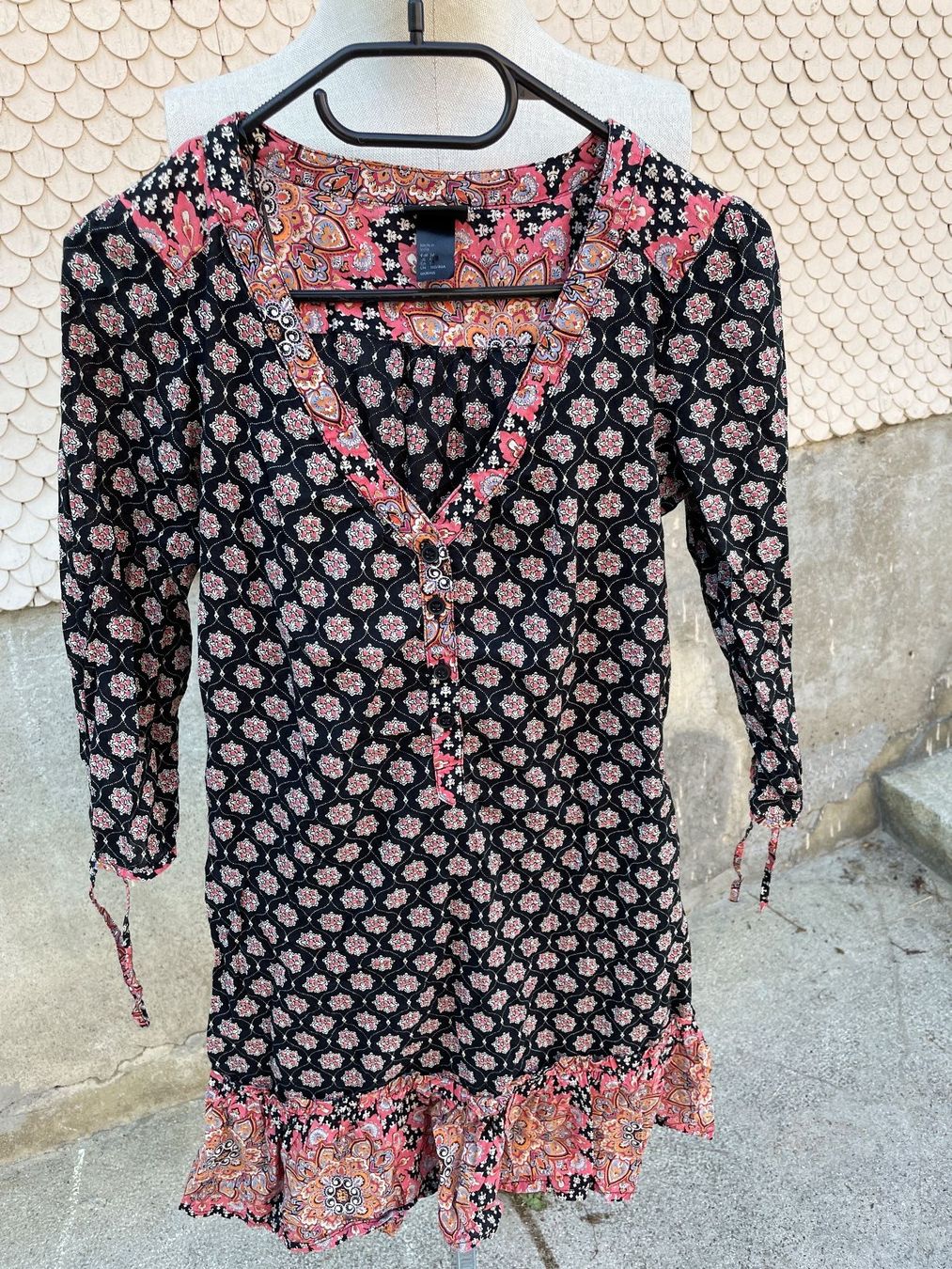 H&M Vestiti: H&M Boho-Style Kleid / Tunika Gr. 34 – Usato da Frasnacht venduto da GracyStore