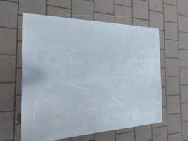 Edelstahl Ablage ; Gastro - Küche - Tisch 80x60 x H6 cm