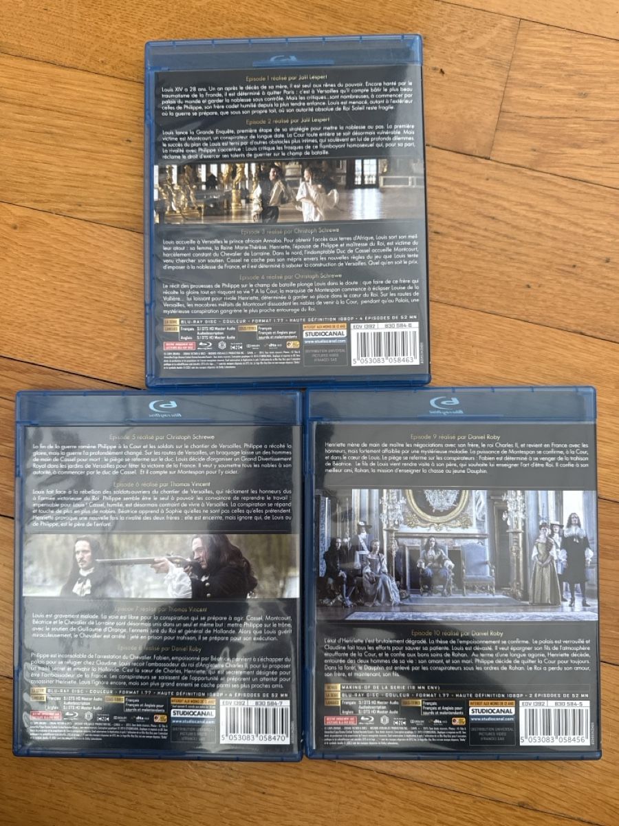Tutti i DVDs: Versailles - L'Intégrale - Blu-ray - Saison 1 - Comme neuf – Usato da Aigle venduto da pat_z2c2 1