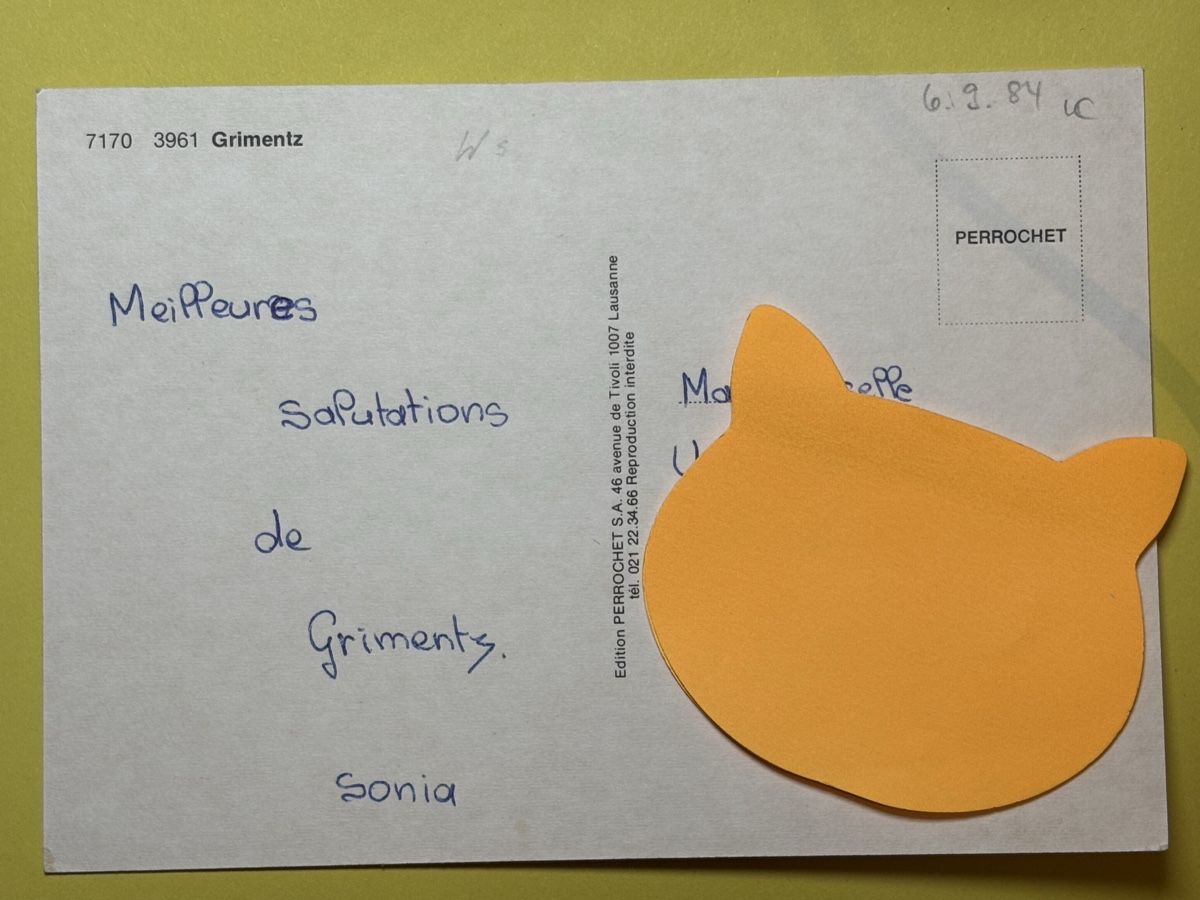 Cartoline postali: AK von Grimentz – Usato da Rümlang venduto da Kartenpost1 1