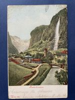 Alte Ansichtskarte Lauterbrunnen, gelaufen 1906