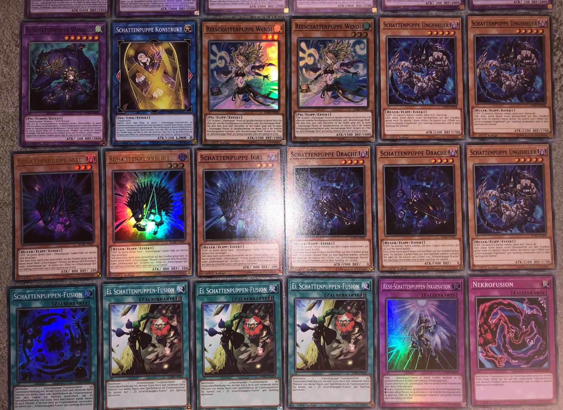Yugioh Carte collezionabili: YuGiOh Schattenpuppe Deck-Set – Nuovo (secondo la descrizione) da Altstätten SG venduto da ChangeMaker 2