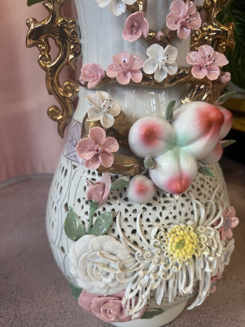 Vase & Récipients: grosse Vase mit Blumen – D'occasion à Zürich par SecondhandZurich 2