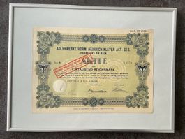 Adlerwerke Aktien 1929