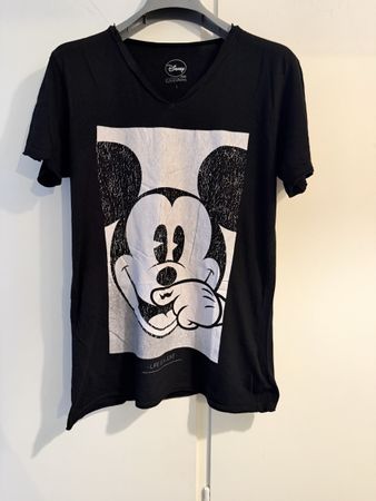 T-shirt Uomo Disney Mickey Mouse Nero Tg. L Nuova Stagione! 