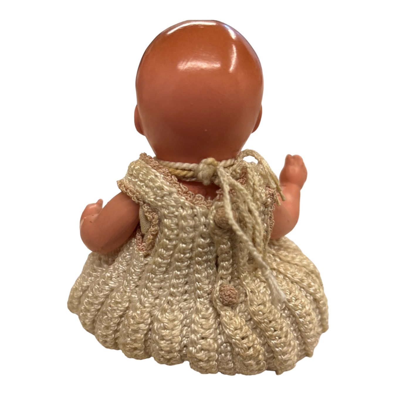 Bambole: Puppe - Celluloidbaby   "Cellba"  - 9 cm gross - mit Nuggi – Usato da Pratteln venduto da Dollshop 1