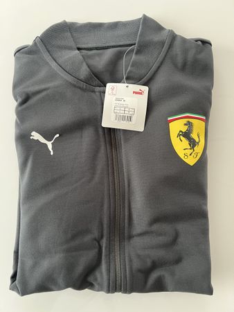 Puma Ferrari Bomber Jacket grey red size L BNWT