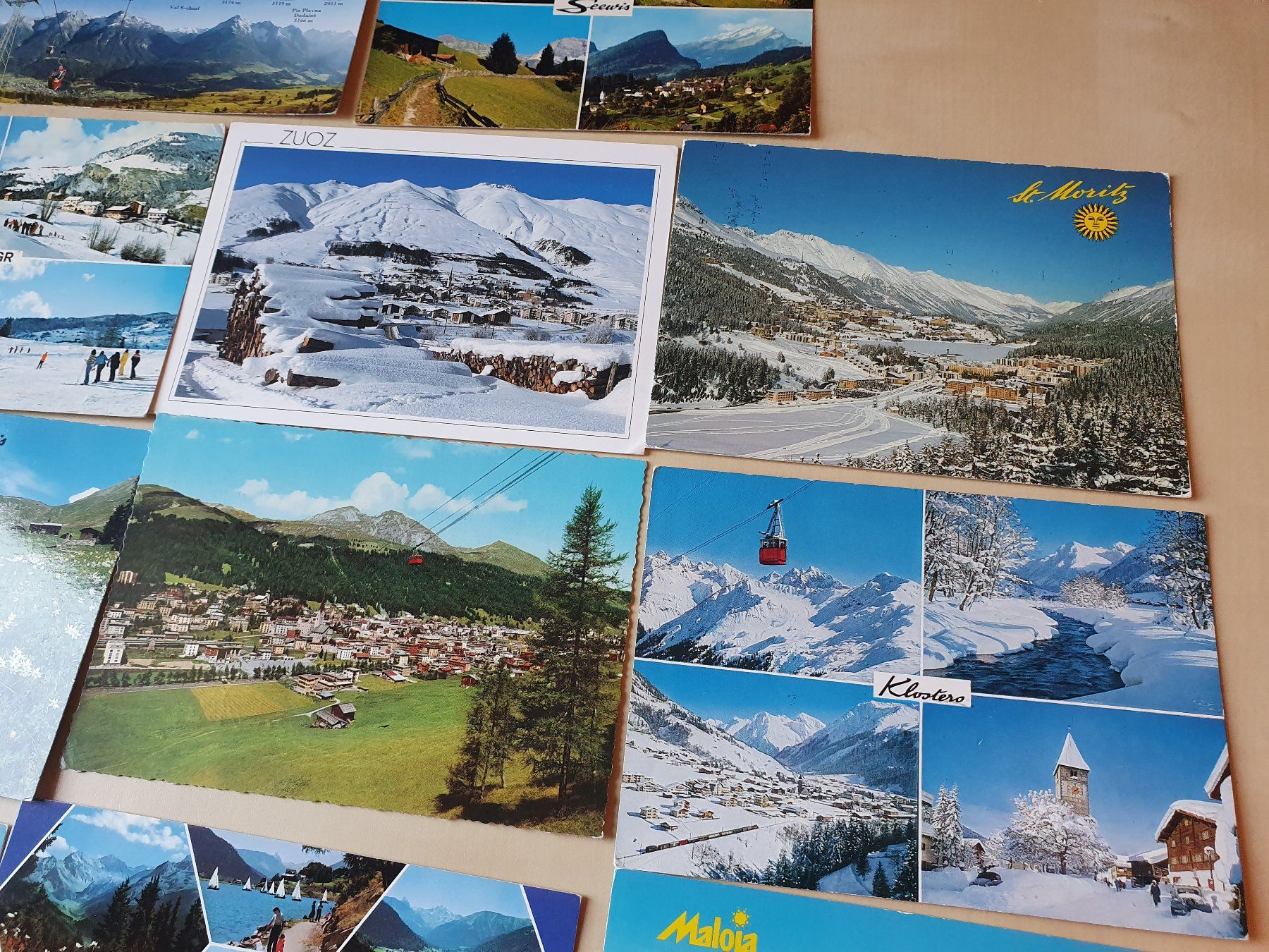 Cartoline postali: 20 x Karten Graubünden ab 1917 – Usato da Stansstad venduto da collectorsshop 7