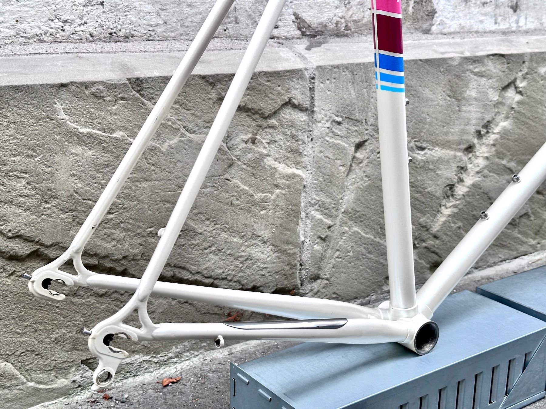 HERCULES Triathlon 25 CrMo 4 Frame Rennvelo Stahl Rahmen 59 (Gebraucht) in  Luzern fr CHF 190  mit Lieferung auf Ricardo kaufen