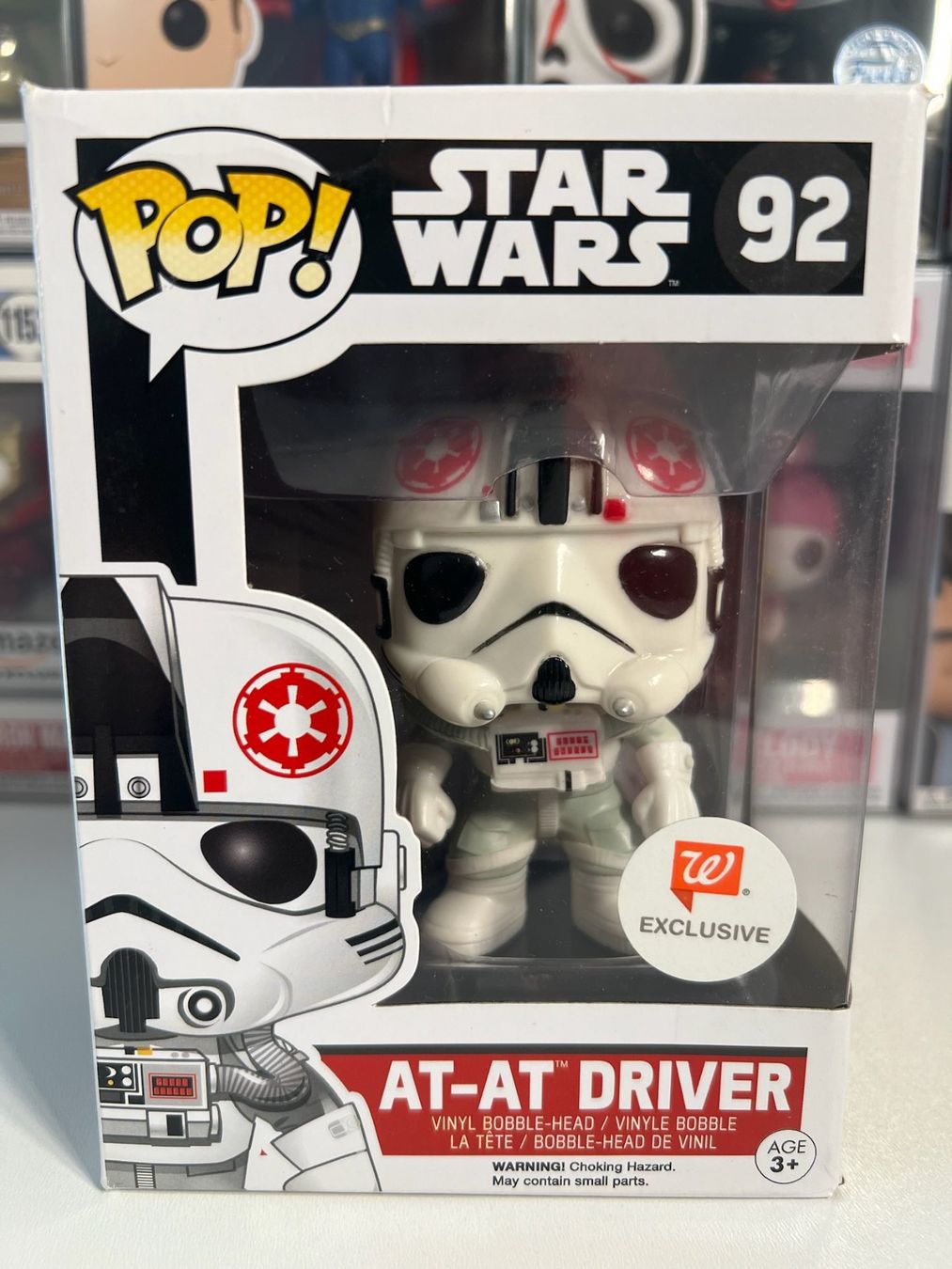 Funko Statuette: Funko POP! Star Wars At-At Driver Editon Limitée Walgreens – Nuovo e nell'imballaggio originale da Le Mouret venduto da perfectbijou