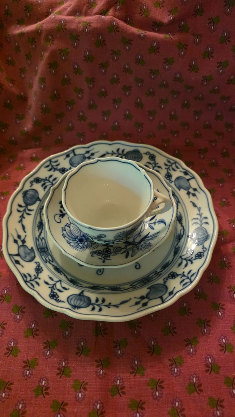 Set di piatti: Meissen Zwiebelmuster Set – Usato da Wittenbach venduto da rose_rosi