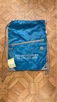 Turnbeutel, blauer Sack, Beutel mit Kordelzug