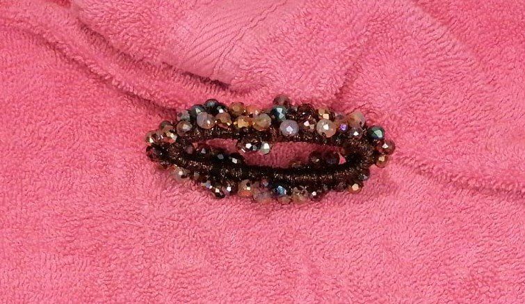 Accessoires pour cheveux: Scrunchie Haarband aus Steinchen – Neuf (Voir description) à Grächen par Hel7890