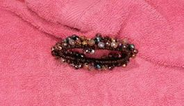 Scrunchie Haarband aus Steinchen