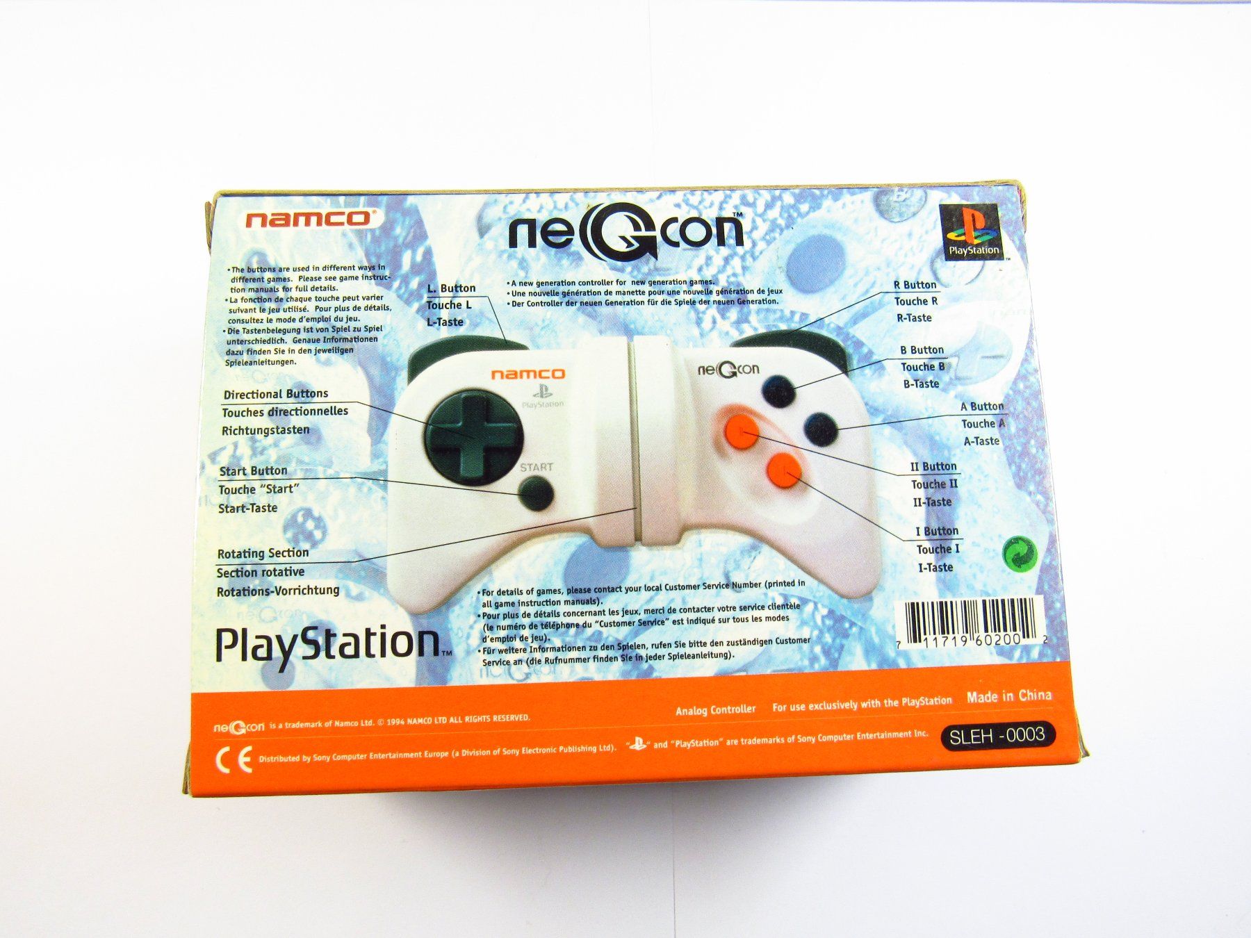Original Namco / SONY PSX (PS1) neGcon Controller (Neu und ...