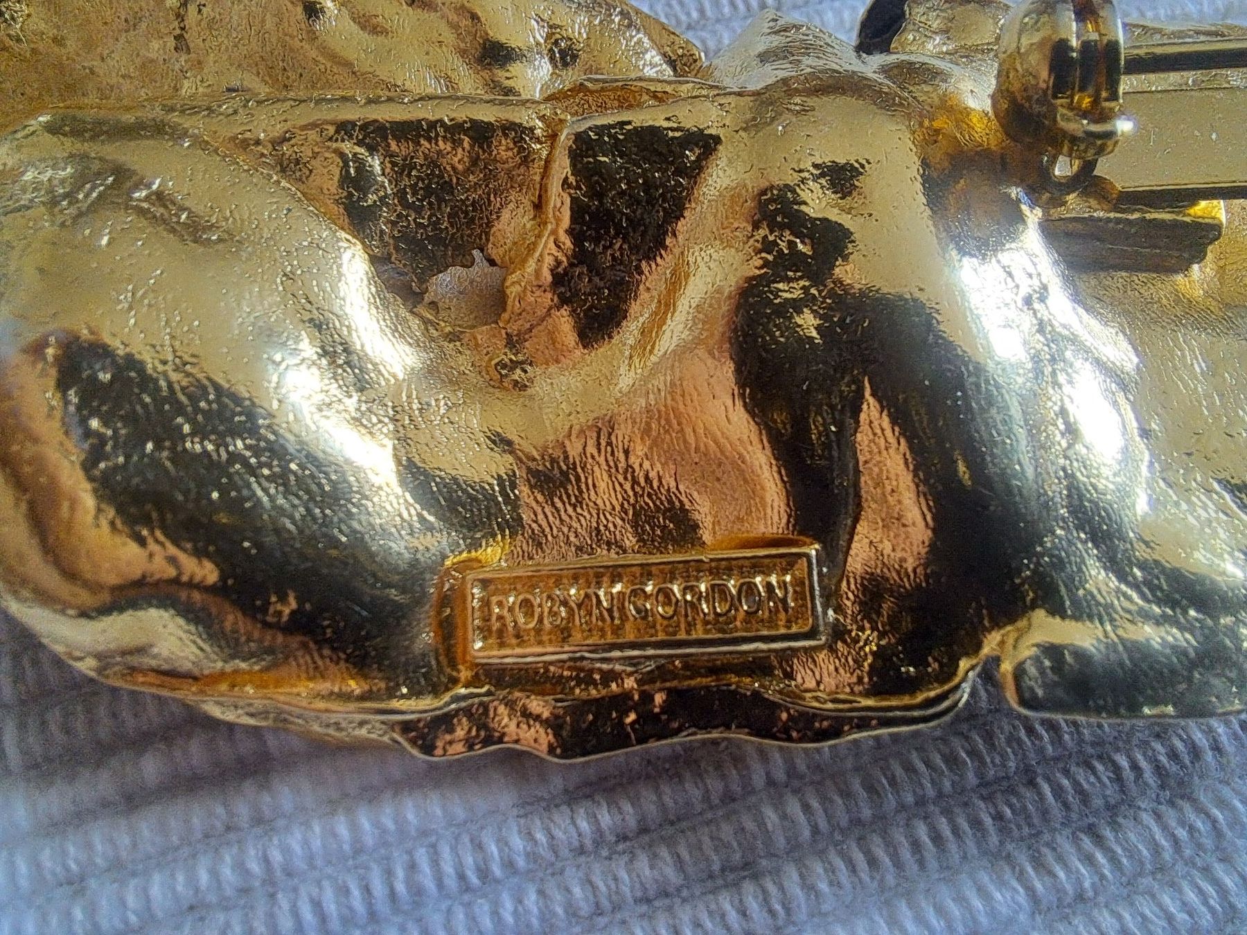 Spille & Fermagli: BROCHE  BRONZE Doré – Usato da LAUSANNE venduto da KWEW 3