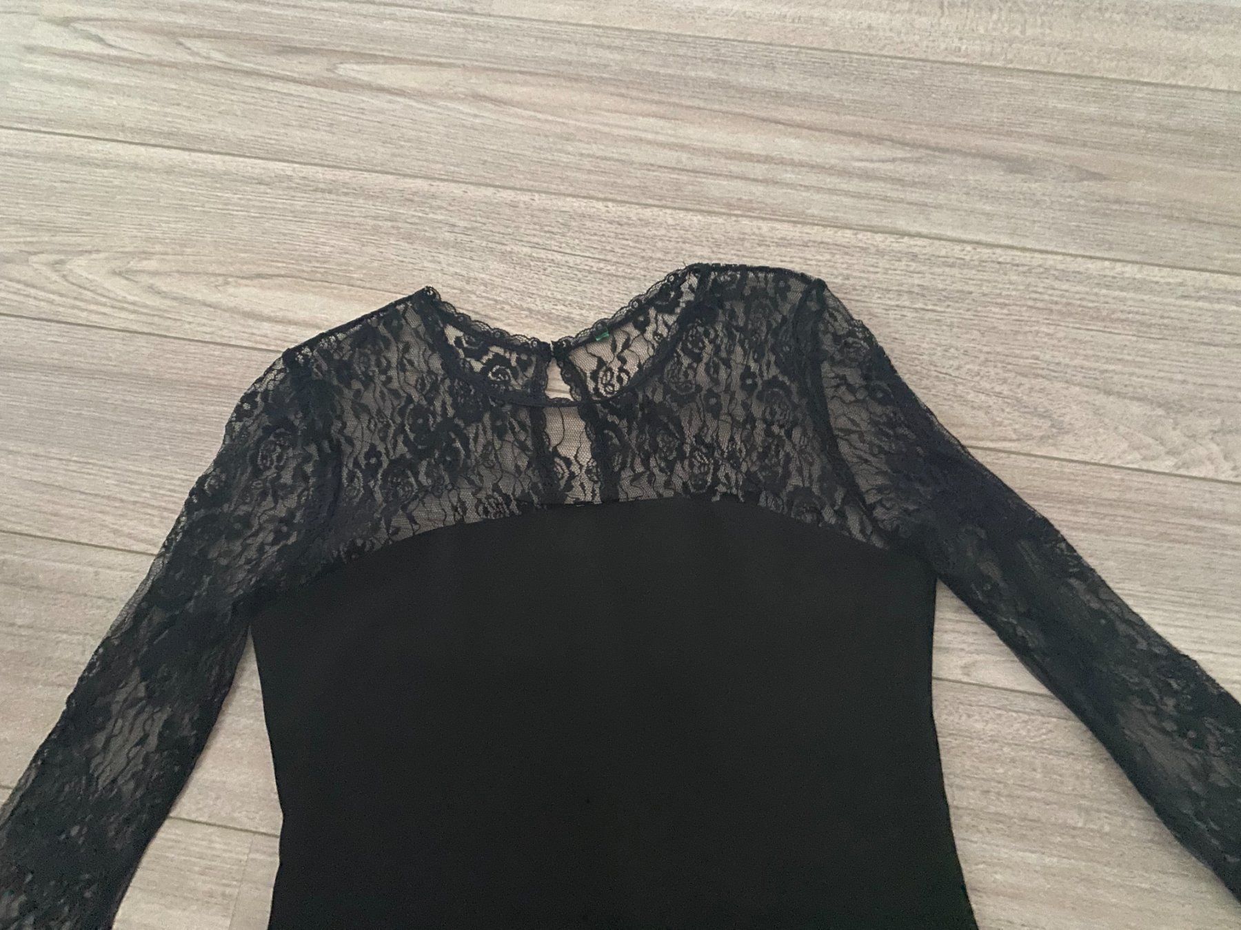 Benetton Kleider: BENETTON Kleid schwarz/Spitzen Gr. 38 – Gebraucht aus Bonstetten von VCLS 1
