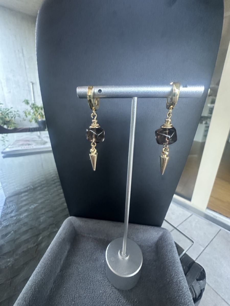 Ohrringe & -stecker: Ohrringe mit Rauchquarz  – Neu und originalverpackt aus Kriens von Hortensie6
