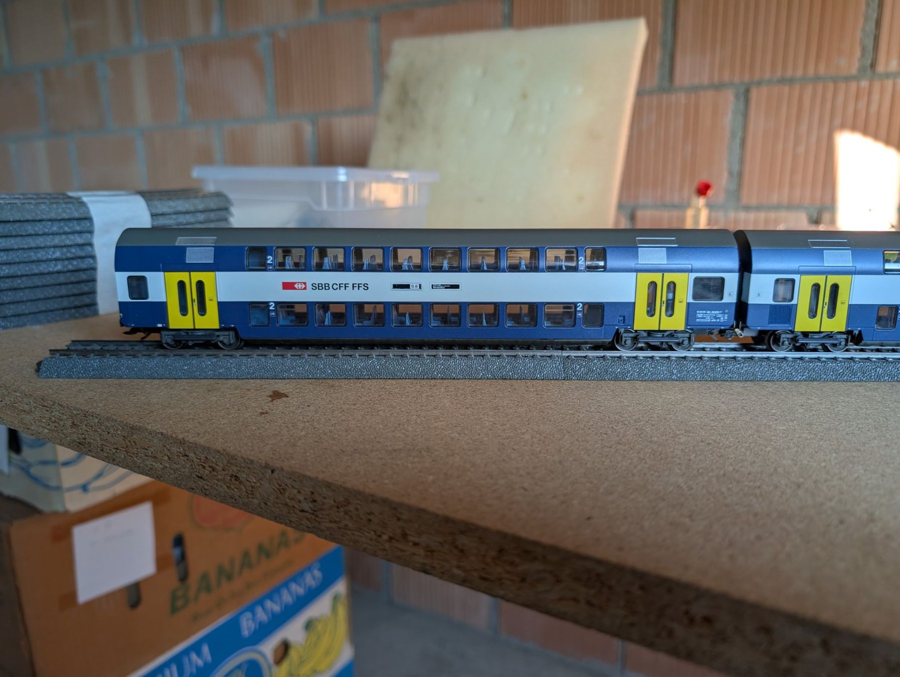 Märklin Modellini di ferrovie: Märklin 28505 SBB Doppelstockwagen – Usato da Steffisburg venduto da Narzisse 2