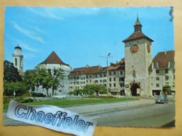 1972 Solothurn, Amtshausplatz und Bieltor