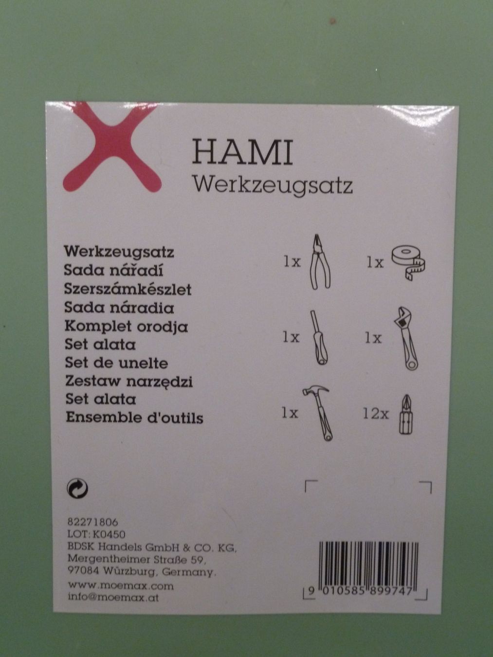 Tutti gli attrezzi: Werkzeugsatz HAMI, Originalverpackt – Nuovo e nell'imballaggio originale da Salmsach venduto da my-fair-lady 1