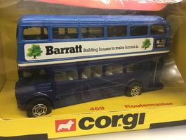 Corgi Routemaster Bus Barratt 469, Vintage Spielzeug Bus
