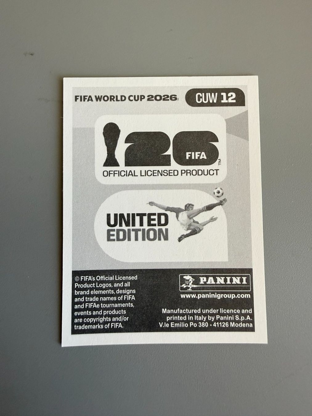 Panini Carte collezionabili: Panini Leandro Bacuna CUW12 – Usato da Liebefeld venduto da Ronaldo-1996 1
