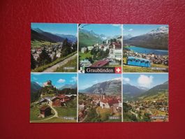 Ak Kanton Graubünden mehrbildrig Ortschaften