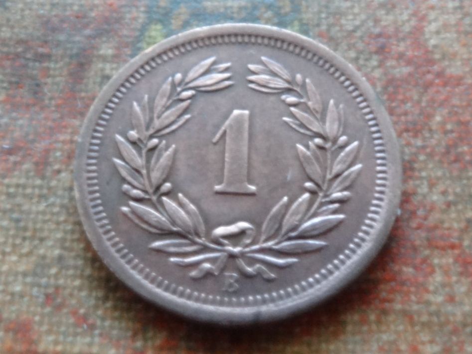 Tutti le monete: 1 Rp. 1897  (D) – Usato da Romanel-sur-Lausanne venduto da Swift13 1