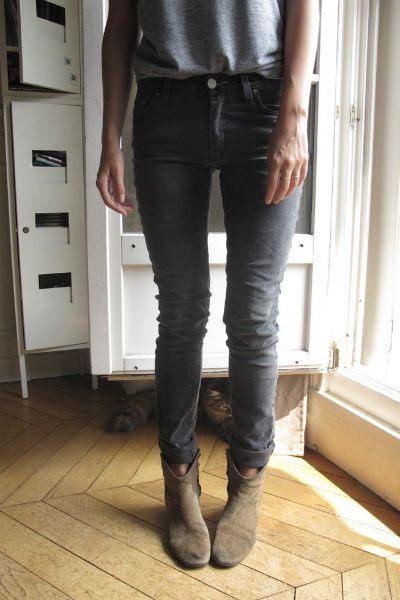 Ash Scarpe da donna: ASH Leder Stiefelette Dicker Ankle Boots – Usato da Zürich venduto da its-love 9